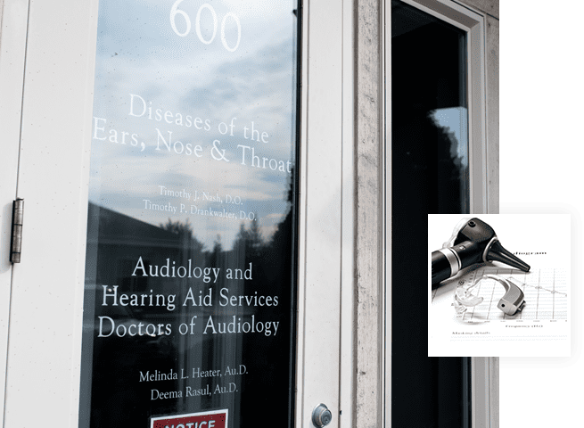 Front door of the Diseases ENT office