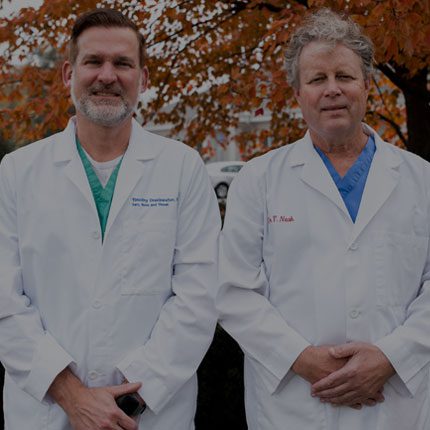 Two ENT physicians